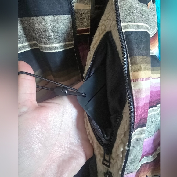 Burton Prowess Snowboard Ski Jacket Coat Baja Mija Stripe Black NWOT Large L - Picture 6 of 14